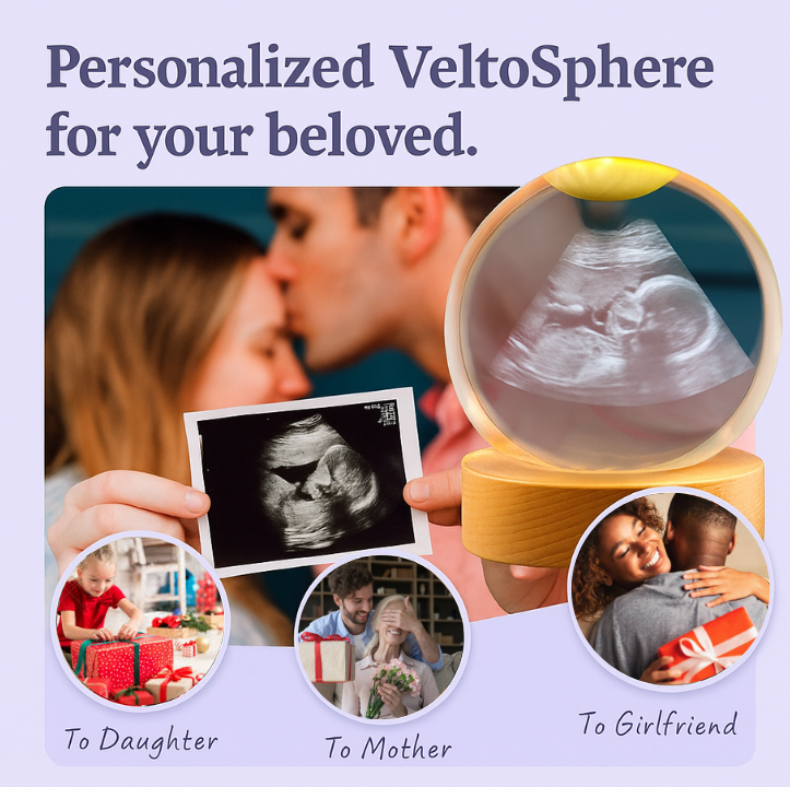 VeltoSphere™ — Personalized Crystal Keepsake